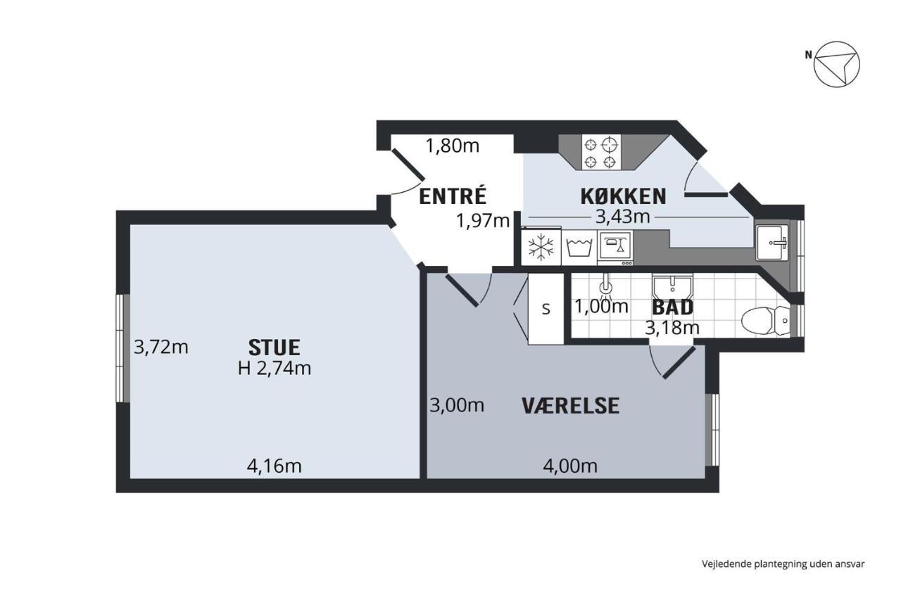 Perfectly Located Cozy Apartment Kopenhagen Exterior foto